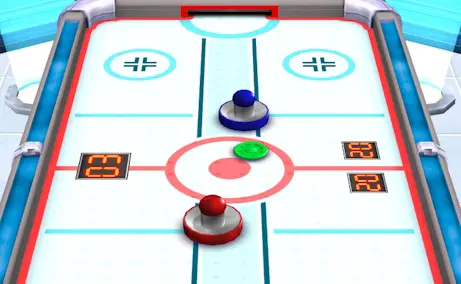 Play poki games - 3D Air Hockey