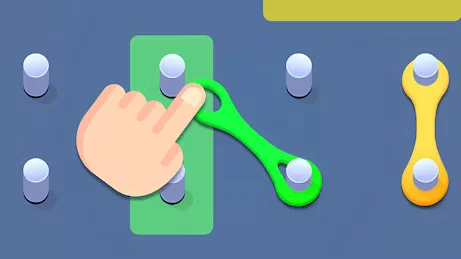 Play poki games - Move the Rubber Bands